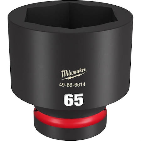 Milwaukee Tool SHOCKWAVE Impact Duty? 1"Drive 65MM Standard 6 Point Socket 49-66-6614